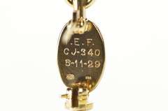 10K Yellow Gold Delta Kappa Gamma Female Educator Society Pin/Brooch