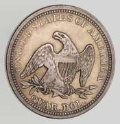 1857 Seated Liberty Quarter - Choice