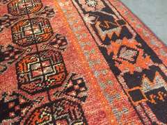 VINTAGE PERSIAN HAMEDAN RUG 4x10.5