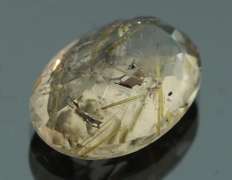 Fully faceted 10.50ct golden rutile Quartz