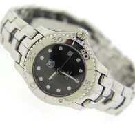 Tag Heuer Link w Black Diamond Dial Watch