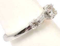 Vintage 0.35CTW Diamond Ring in 14KT White Gold