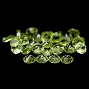 Brilliant 5.22ct set of matched diamond cut Peridot