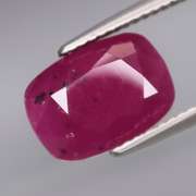 Richly colored UNHEATED 5.56ct Guinea Ruby