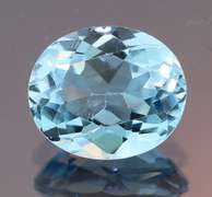 Brilliant 5.76ct oval cut Topaz center stone