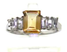 Sterling Silver Opal And Pink Saphires Ring