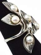 Sterling Silver Pearl Ring