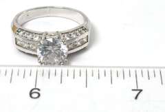 Dazzling CZ Ring in Sterling Silver