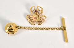 Unusual 14k Crab Charm with Ruby