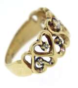 Stunning Yellow Gold Milgrain Diamond Band