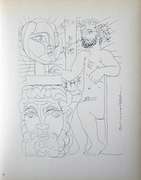 PABLO PICASSO, SEATED SCULPTOR
