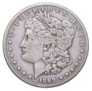 1889-CC Morgan Silver Dollar