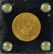 Lovely BU 1886-S $10 Liberty Gold Piece. Custom holder