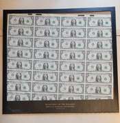 Uncut Sheet of 32 1981A Federal Reserve Notes
