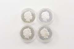 2012-2014 $5 & 2012 $1 Cook Islands History Of Egypt Silver Coin Set