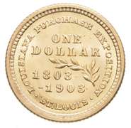 1903 $1.00 Louisiana Purchase McKinley Gold Dollar