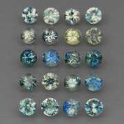 Heated only! 4.25ct diamond cut Australian Sapphire set