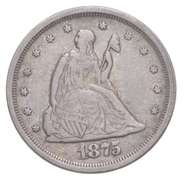 1875-S Seated Liberty Twenty-Cent Piece