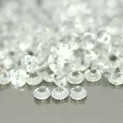 Outstanding 8.70ct diamond white Zircon set