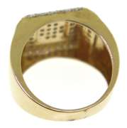 Gent's Yellow Gold 0.92ctw Diamond Ring