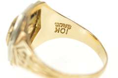10K Yellow Gold 1942 Grover Cleveland High School Class Ring