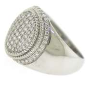 White Gold  Men's Diamond Ring