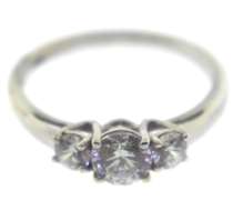 Sterling Silver Opal And Pink Saphires Ring