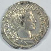 Great Severus Alexander Roman Silver Denarius, 222-235