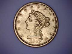 1873 US $2.50 Liberty Gold Quarter Eagle