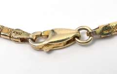 Heavy Sterling Silver Vermeil Necklace