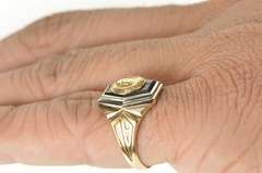 10K Yellow Gold 1942 Grover Cleveland High School Class Ring