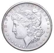 1884-CC Morgan Silver Dollar