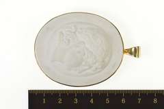 14K Yellow Gold Staatliche Museen zu Berlin Meissen Cameo Pendant