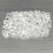 Heavy! 16.58ct diamond white Zircon set