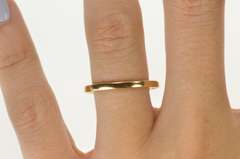 14K Yellow Gold Pandora Hearts of Stackable Heart Pattern Band Ring