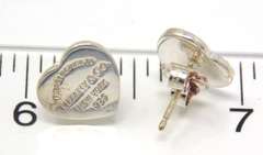 Tiffany & Co Heart Tag Stud Earrings