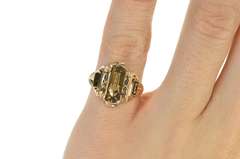 10K Yellow Gold 1956 Beloit High School Ornate Class Ring