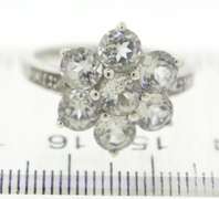 Sterling Silver Opal And Pink Saphires Ring