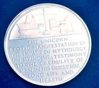 Lot Of 4 History Of Drugs Sterling Silver Medals