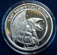 Amy Brown The Red Queen 1 OZ Silver Round With COA