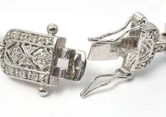 Fancy CZ Bracelet in Sterling Silver