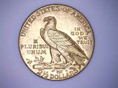 1912 Near Unc US Indian $2 1/2 Gold Quarter Eagle