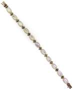 Sterling Silver Mother Of Pearl Bracelet