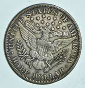 1908-D Barber Half Dollar