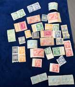 Lot of Foreign Currency and Korean Stamps all Old