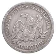 1862-S Seated Liberty Half Dollar