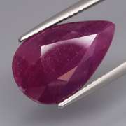 Stunning violet red 9.60ct unheated Ruby