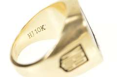 10K Yellow Gold 1997 Northwood University Ornate Class Ring