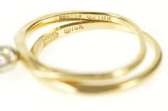 18K Yellow Gold 0.28 Ct Diamond Solitaire Engagement Bridal Ring