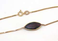Powerful Yellow Gold Mixed Cut Station Necklace